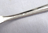 Dessert Forks 8 Oneida Royal Oak Oakleigh Salad Forks 1940s Silver Plate Monogram H