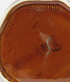 Toby Teapot Character Jug Gold Luster England Price Kensington 1940s Double Sided