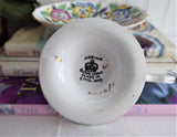 Rosina Pansy Cup And Saucer Colorful Hand Colored Pansies 1940s