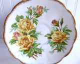 Royal Albert Tea Rose Teacup Trio Yellow Roses English 1940s