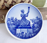Butter Pat Pigen Mid Gulhornet Girl Horn Royal Copenhagen Teabag Caddy Denmark
