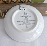 Butter Pat Pigen Mid Gulhornet Girl Horn Royal Copenhagen Teabag Caddy Denmark