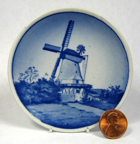 Butter Pat Dybbol Mill Plaquette Royal Copenhagen Teabag Caddy Denmark
