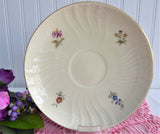 Royal Copenhagen Cup And Saucer Floral Frijsenborg Textured Porcelain 1950s