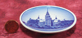 Royal Copenhagen Butter Pat Rosenborg Plaquette Teabag Caddy 1948