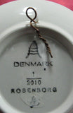 Royal Copenhagen Butter Pat Rosenborg Plaquette Teabag Caddy 1948
