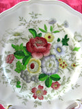 Royal Doulton Malvern Salad Plate Hand Colored On Transfer Bouquet