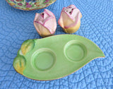Royal Winton Grimwades Rosebud Salt Pepper And Tray Relief Molded Ware 1942-1950s