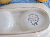 Royal Winton Grimwades Rosebud Salt Pepper And Tray Relief Molded Ware 1942-1950s