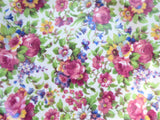 Summertime Chintz Royal Winton Grimwades Square Salad Plate 1940s Floral Chintz