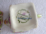 Summertime Chintz Royal Winton Sugar And Cream Creamer 1940s Squared