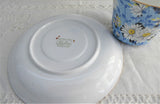 Shelley Blue Daisy Chintz Cup and Saucer Rare Dorothy Shape England Teacups