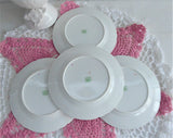 Shelley Bridal Rose Combo Plates Set Of 4 Side Plates Richmond Bread 1940s