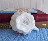 Shelley England Begonia Cream Dainty Shape Creamer Milk Vintage Blue Trim
