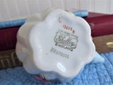 Shelley England Begonia Cream Dainty Shape Creamer Milk Vintage Blue Trim