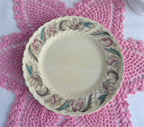 Susie Cooper Endon Ribbed Bread And Butter Plate Cake 1940s England Retro Tulips