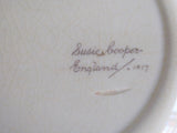 Susie Cooper Endon Ribbed Bread And Butter Plate Cake 1940s England Retro Tulips