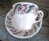 Cup And Saucer Susie Cooper Endon Teacup Retro Floral 1940s Crown Works