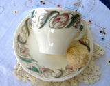 Cup And Saucer Susie Cooper Endon Teacup Retro Floral 1940s Crown Works