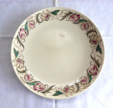Vintage 1940s Susie Cooper Endon Smooth Luncheon Plate Retro Tulips 8.75 Inch