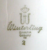 Mayerling Winterling Bavaria Bread Plate Cake Dessert Vintage Dirndl Floral 1940s