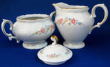 Cream And Sugar Mayerling Bavarian Winterling 1940s Floral