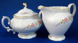 Cream And Sugar Mayerling Bavarian Winterling 1940s Floral