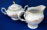 Cream And Sugar Mayerling Bavarian Winterling 1940s Floral