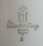 Salad Plate Winterling Bavaria Mayerling Floral Swags 8 Inches 1940s Porcelain