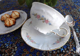 Winterling Mayerling Cup Saucer Plate Bavaria Pastel Floral 1940s Teacup Trio