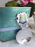 Vintage Tea Caddy Spoon Worthing UK Tea Scoop 1930s Souvenir Enamel 3 Fish