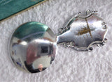 Vintage Tea Caddy Spoon Worthing UK Tea Scoop 1930s Souvenir Enamel 3 Fish