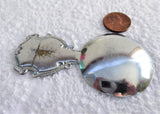 Vintage Tea Caddy Spoon Worthing UK Tea Scoop 1930s Souvenir Enamel 3 Fish
