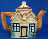 Cottage Ware Teapot Vintage 2 Cup Japan Thatched Cottage 1940s Cottageware