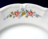 Pair Winterling Dinner Plates Bavarian Mayerling Floral Swags 10 Inches 1940s Porcelain