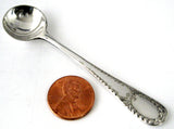 Master Salt Spoon Mappin And Webb England Silver Plate Husk 1940s Mustard Spoon