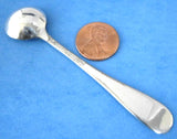 Master Salt Spoon Mappin And Webb England Silver Plate Husk 1940s Mustard Spoon