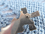 Vintage Tea Strainer Over The Cup Strainer Turning Windmill 1940s Silverplate Dutch