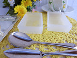 Toast Rack Breakfast Set 1940s Silver Plated English Attached Tray Dishes Spoon Spreader
