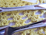 Toast Rack Breakfast Set 1940s Silver Plated English Attached Tray Dishes Spoon Spreader