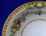 Sauce Bowl Occupied Japan Floral Yazaka Fruit Bowl Gold Trim 1945-1952 Coupe