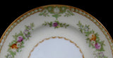 Salad Plate Occupied Japan Floral Yazaka 7.75 Inches Dessert Gold Trim 1945-1952