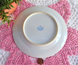 Salad Plate Occupied Japan Floral Yazaka 7.75 Inches Dessert Gold Trim 1945-1952