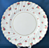 Royal Doulton Rosebud Dinner Plate Rosebuds 1940s 10.5 Inch Romantic