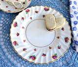 Royal Doulton Rosebud 8.25 Inch Salad Plate Rosebuds 1940s Tea Plate
