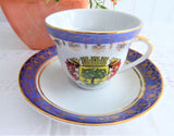 Cup And Saucer Demi Baumholder Germany Vintage Porcelain Teacup Istanbul Porcelan