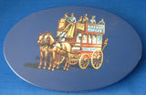 Tea Tin Caddy Blue Bird Toffee Oval Bull Ring Birmingham 1950s