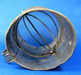 Red Wood Handled 1950s Tin Flour Sifter Bromwell 6 Cup Measuring Sifter Kitchen Gadget
