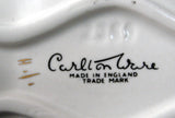 Carlton Ware Cruet Set Leaf Shape 5 Piece Condiment Set Slight Damage 1930s