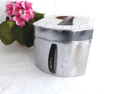 Retro Chromex Chrome Tea Canister Caddy Retro 1950s Mid Century Industrial